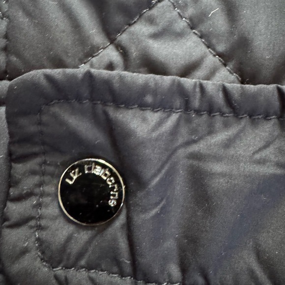 Navy Quilted Jacket Mid Length XL - Picture 5 of 9